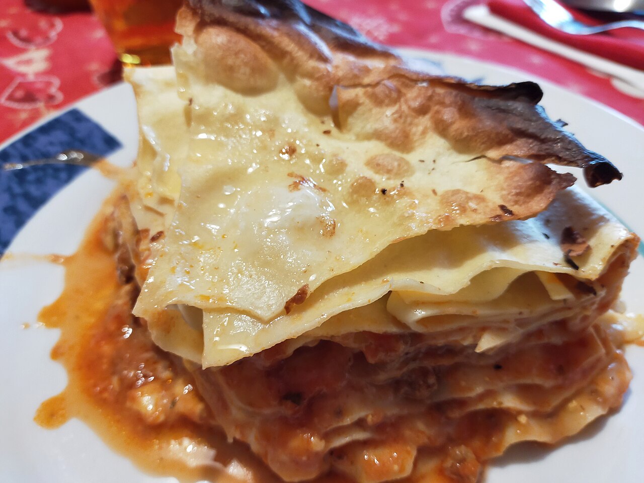 Lasaña de rabo de toro